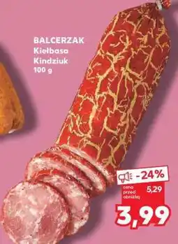 Kaufland BALCERZAK Kiełbasa kindziuk 100 g oferta