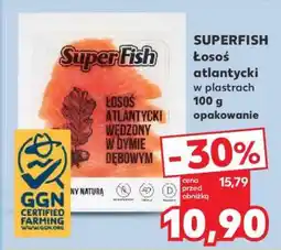 Kaufland SUPERFISH Łosoś atlantycki w plastrach 100 g opakowanie oferta