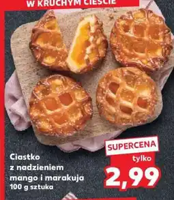 Kaufland Ciastko z nadzieniem mango i marakuja 100 g sztuka oferta