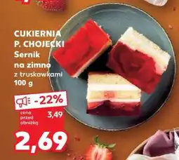 Kaufland CUKIERNIA P. CHOJECKI Sernik na zimno z truskawkami 100 g oferta