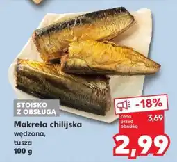 Kaufland Makrela chilijska wędzona, tusza 100 g oferta