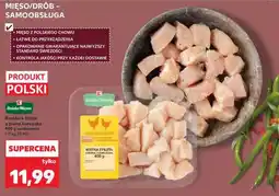 Kaufland Kostka z fileta z piersi kurczaka 400 g opakowanie oferta