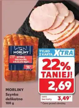 Kaufland MORLINY Szynka delikatna 100 g oferta