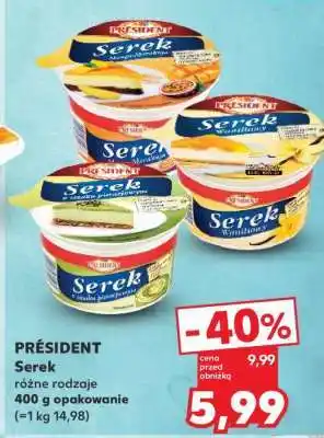 Kaufland PRÉSIDENT Serek oferta