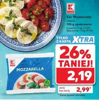 Kaufland Ser Mozzarella oferta