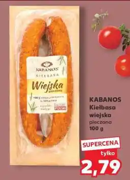 Kaufland KABANOS Kiełbasa wiejska pieczona 100 g oferta