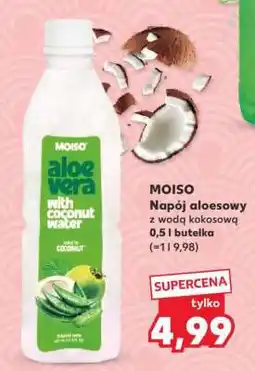 Kaufland MOISO Napój aloesowy z wodą kokosową 0,5 l butelka oferta
