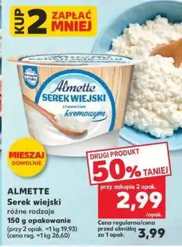 Kaufland ALMETTE Serek wiejski różne rodzaje oferta