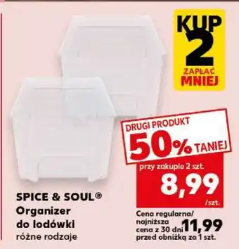 SPICE & SOUL Organizer do lodówki