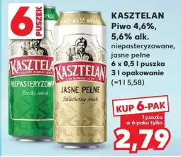 Kaufland KASZTELAN Piwo 4,6%, 5,6% alk oferta