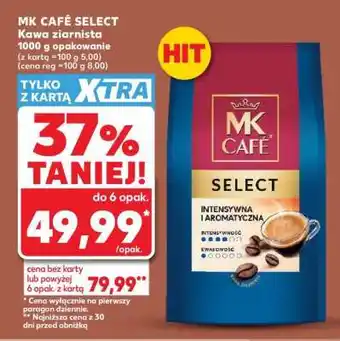 Kaufland MK CAFÉ SELECT Kawa ziarnista oferta