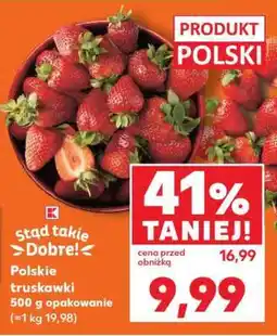 Kaufland Polskie truskawki 500 g opakowanie oferta