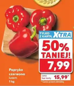 Kaufland Papryka czerwona luzem 1 kg oferta