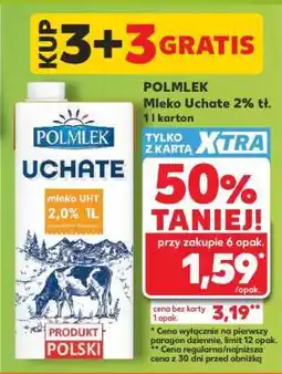 Kaufland POLMLEK Mleko Uchate 2% tł oferta