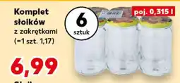 Kaufland Komplet słoików z zakrętkami oferta