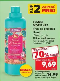 Kaufland Tesori d'Oriente płyn do płukania tkanin oferta