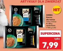 Kaufland SHEBA Karma dla kotów różne rodzaje 4 x 85 g opakowanie oferta
