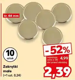 Kaufland Zakrętki małe oferta