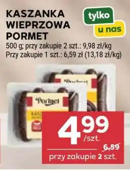 Stokrotka Market Kaszanka wieprzowa Pormet oferta