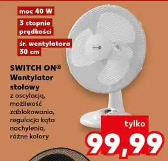 SWITCH ON Wentylator stołowy