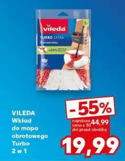 Kaufland VILEDA Wkład do mopa obrotowego Turbo 2 w 1 oferta