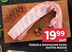Stokrotka Market Żeberka wieprzowe paski ekstra mięsne oferta