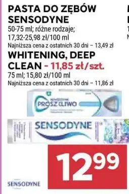 Stokrotka Market PASTA DO ZĘBÓW SENSODYNE WHITENING, DEEP CLEAN oferta