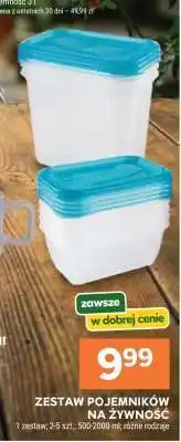 Stokrotka Market Zestaw pojemników na żywność oferta