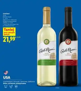 Lidl Carlo Rossi oferta