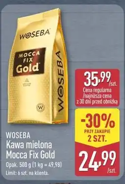 ALDI WOSEBA Kawa mielona Mocca Fix Gold oferta