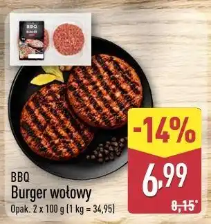 ALDI BBQ Burger wołowy oferta