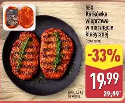 ALDI BBQ Karkówka wieprzowa w marynacie klasycznej oferta