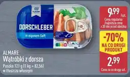 ALDI ALMARE Wątróbki z dorsza oferta