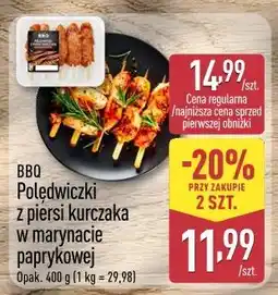 ALDI BBQ Polędwiczki z piersi kurczaka w marynacie paprykowej oferta