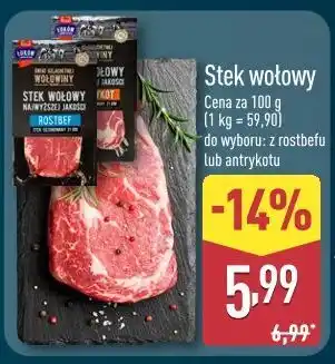 ALDI Stek wołowy oferta