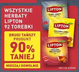 ALDI Wszystkie herbaty Lipton 92 torebki oferta