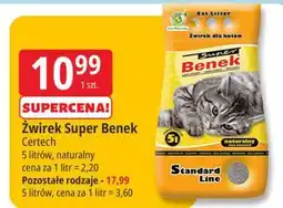 E.Leclerc Żwirek dla kota antybakteryjny Super Benek oferta