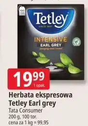E.Leclerc Herbata earl grey Tetley Intensive oferta