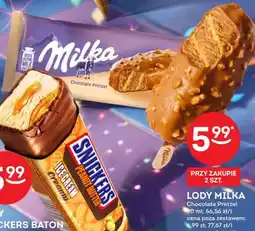 Żabka Lody MILKA Chocolate Pretzel oferta