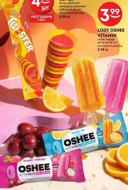 Żabka Lody Oshee Vitamin Ice Cream Magnez + B6 cytryna-pomarańcza oferta