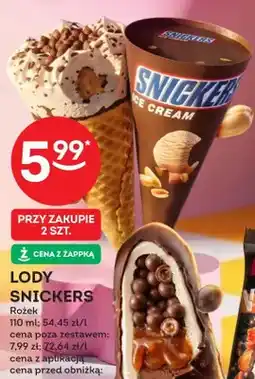 Żabka Lody SNICKERS Rożek oferta