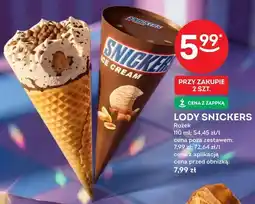 Żabka Lody SNICKERS rożek oferta