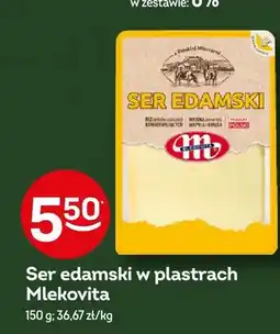 Żabka Ser edamski w plastrach Mlekovita oferta