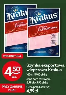 Żabka Szynka eksportowa wieprzowa Krakus oferta