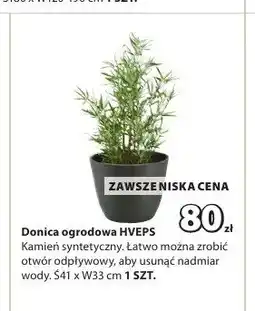 JYSK Donica ogrodowa HVEPS kamień syntetyczny S41xW33cm oferta