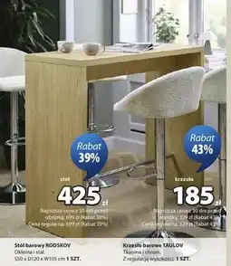JYSK Stół barowy RODSKOV oferta
