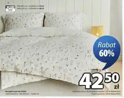 JYSK Komplet pościeli SUSSI 100% bawełna 140x200cm+70x80cm oferta