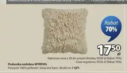 JYSK Poduszka ozdobna MYRFIOL 45x45cm oferta