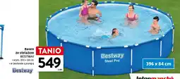 Intermarche Basen ze stelażem BESTWAY w zestawie z pompą 396x84cm oferta