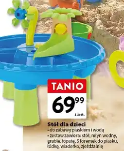 Intermarche Stół dla dzieci do zabawy piaskiem i wodą oferta